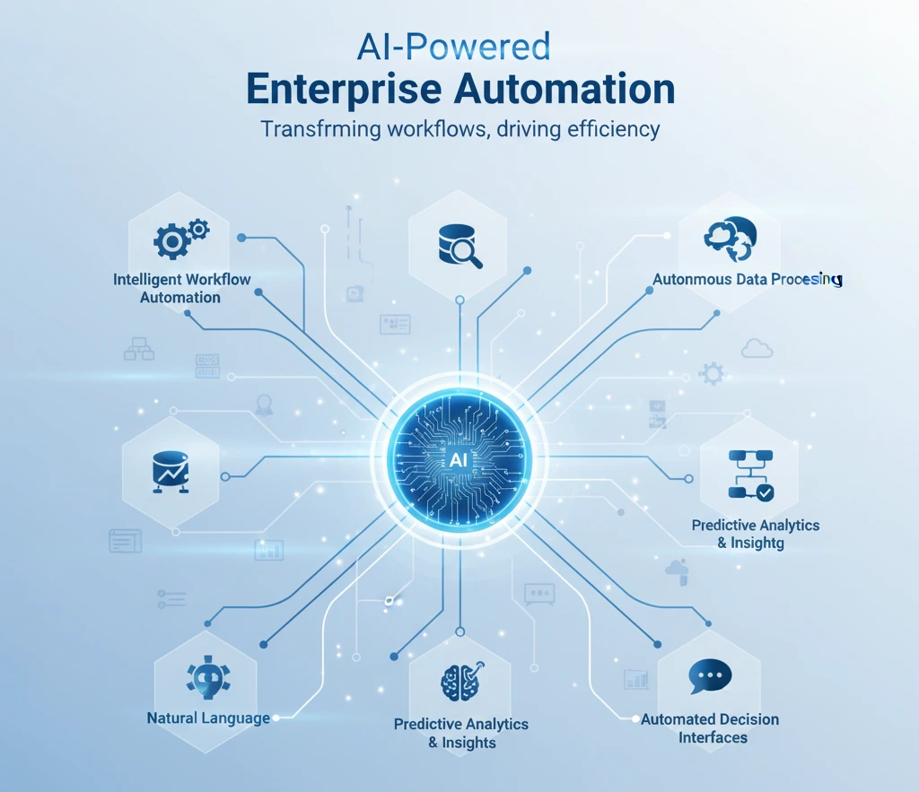 Enterprise AI Automation with Generative AI and Large Language Models AI automation using generative AI and large language models for enterprise workflows