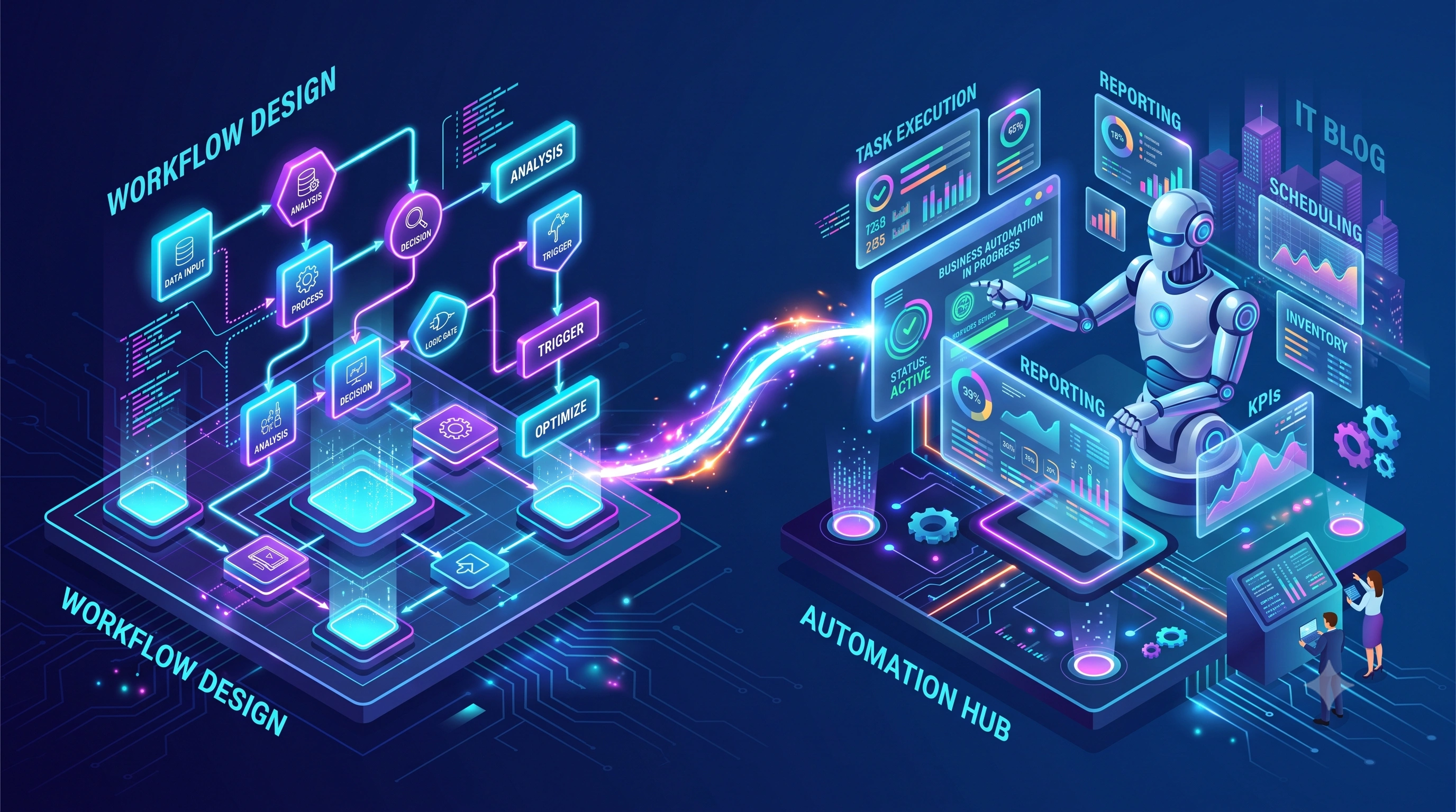 RPA & APA architecture: From Workflow Creation to Automated Execution